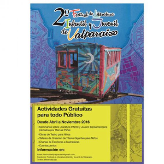 Con actividades abiertas a la comunidad se realizará 2ºfestival de literatura infantil y juvenil de Valparaíso